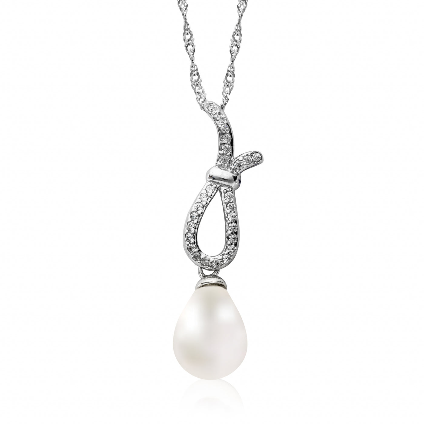 Perle suspendue - Collier