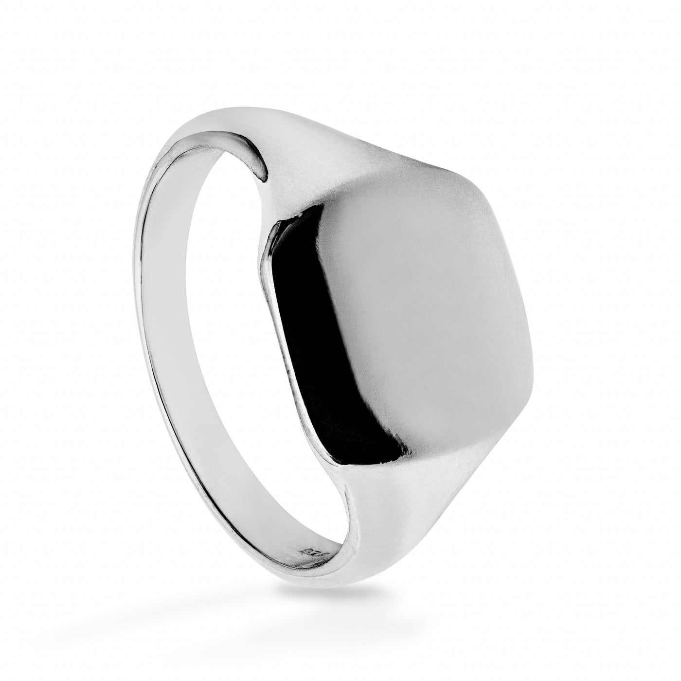 Rectangle Whiteout - Bague Homme