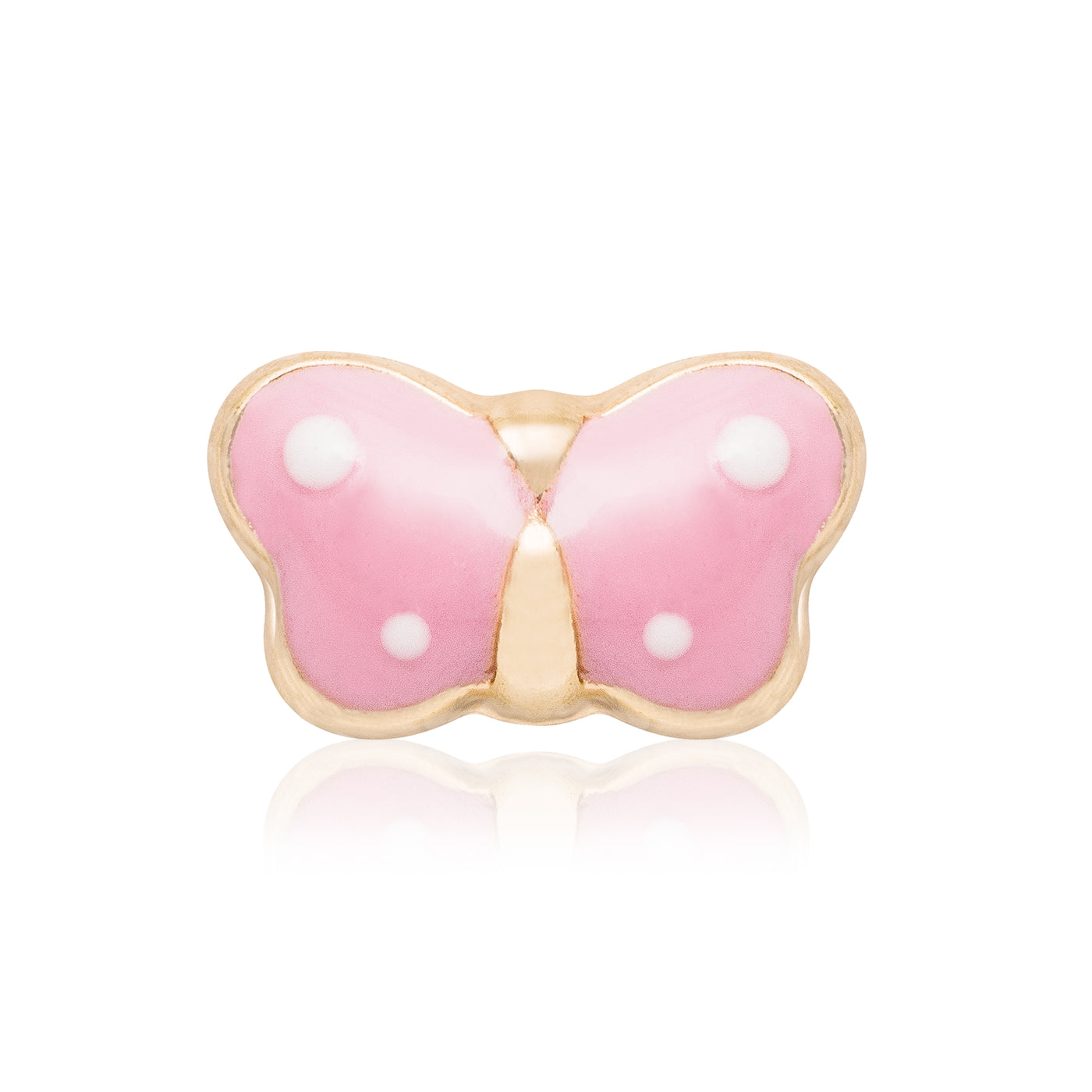 Bébé Papillon Vissé - Boucles d'oreilles