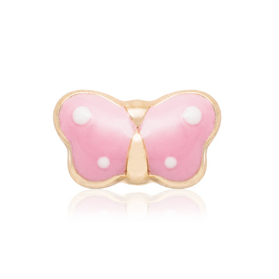 Bébé Papillon Vissé - Boucles d'oreilles