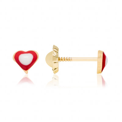 Baby Heart Screwback - Boucles d'oreilles