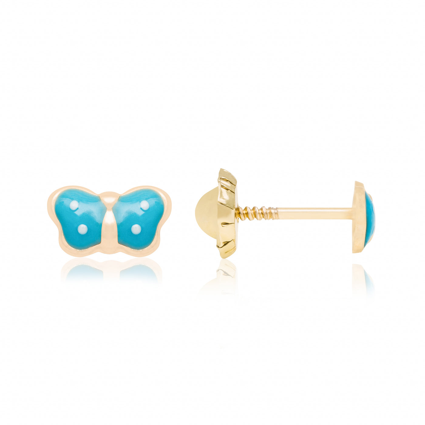 Baby Butterfly Screwback - Earrings