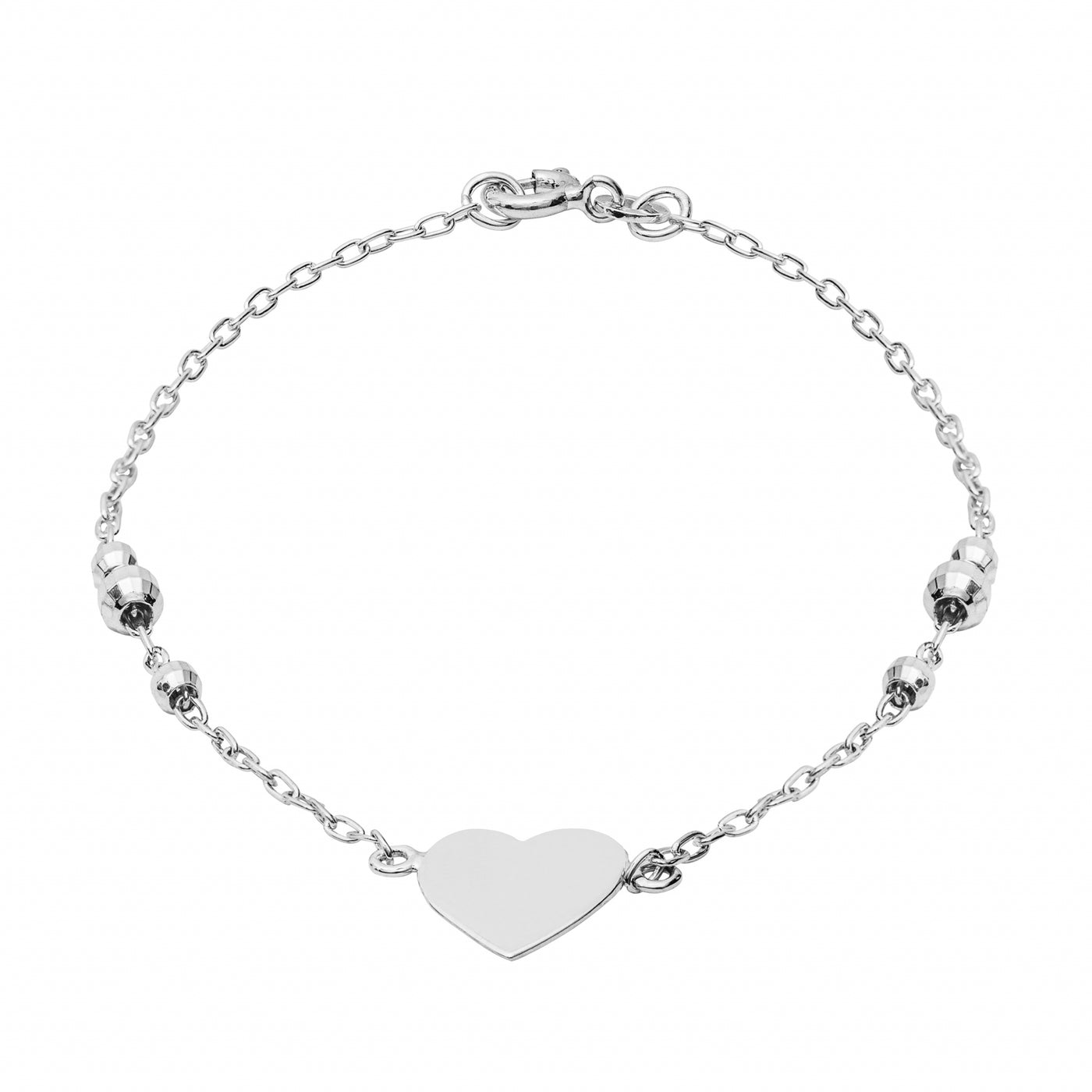 Heart White Out - Bracelet