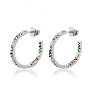 Multicolor Mathilde - Hoop Earrings