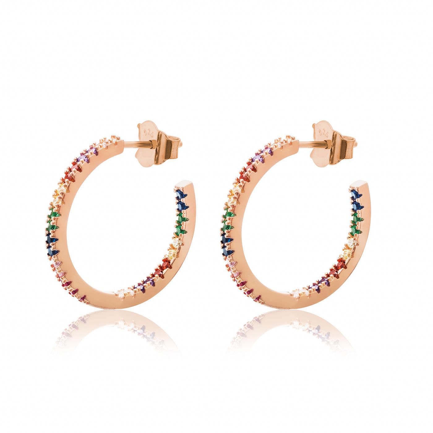 Multicolor Mathilde - Hoop Earrings