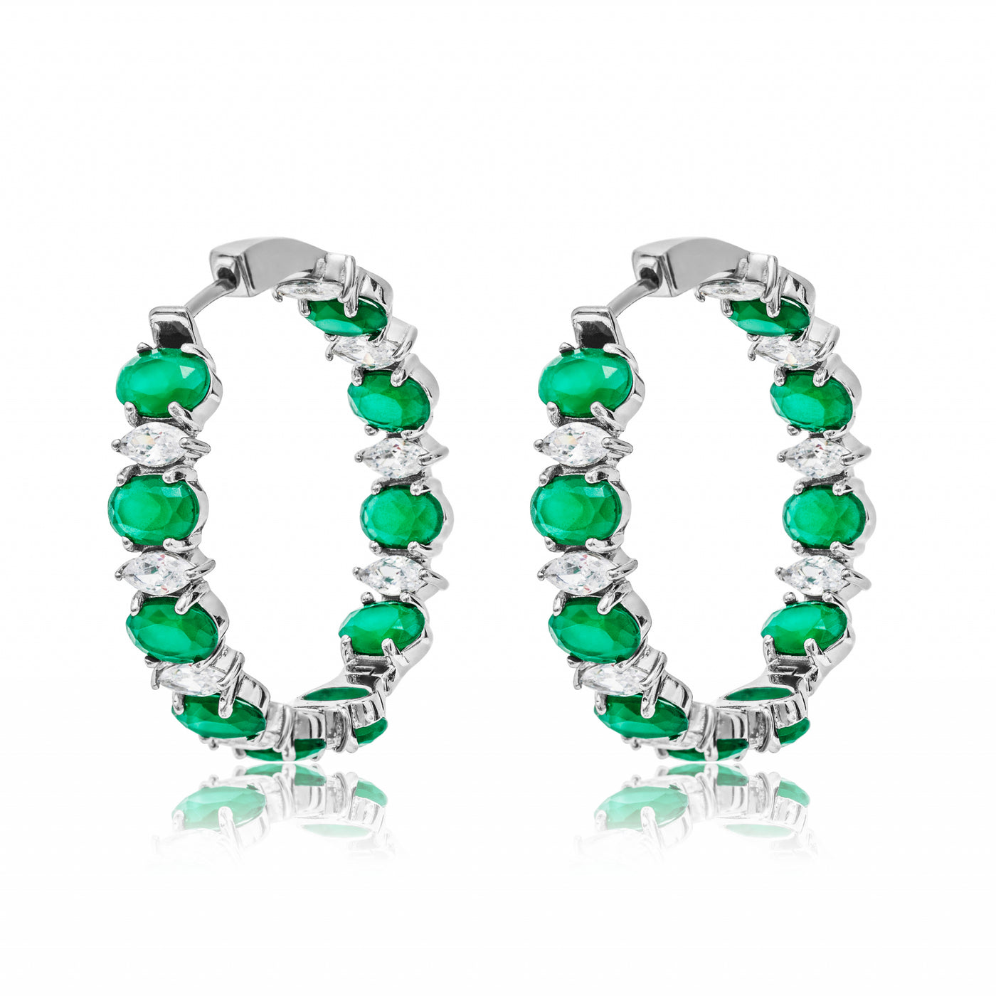 Ambre d'hiver - Boucles d'oreilles clous