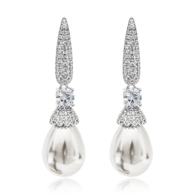 Chandelier Pearl - Earrings