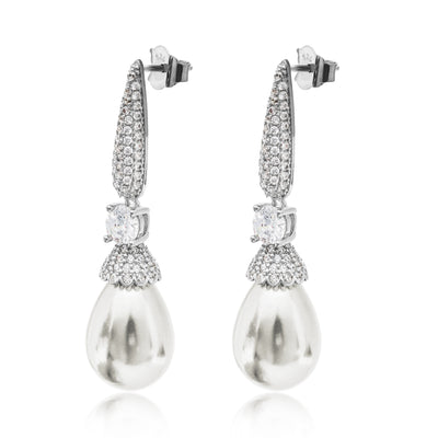 Chandelier Pearl - Earrings