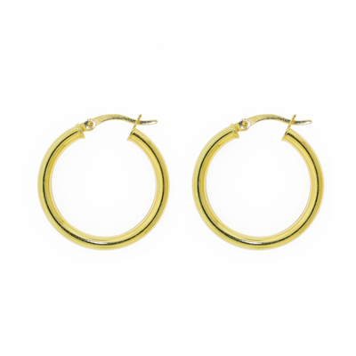 Hoop Earring 3 mm - Gold