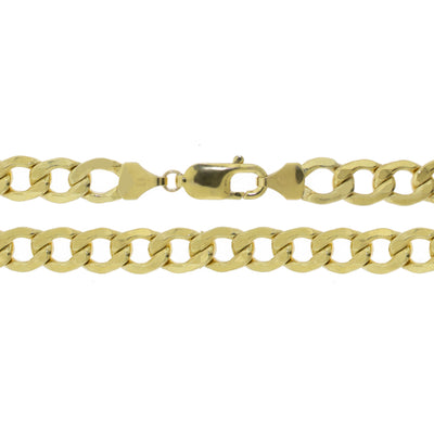 Gold Plated Flat Curb Chains