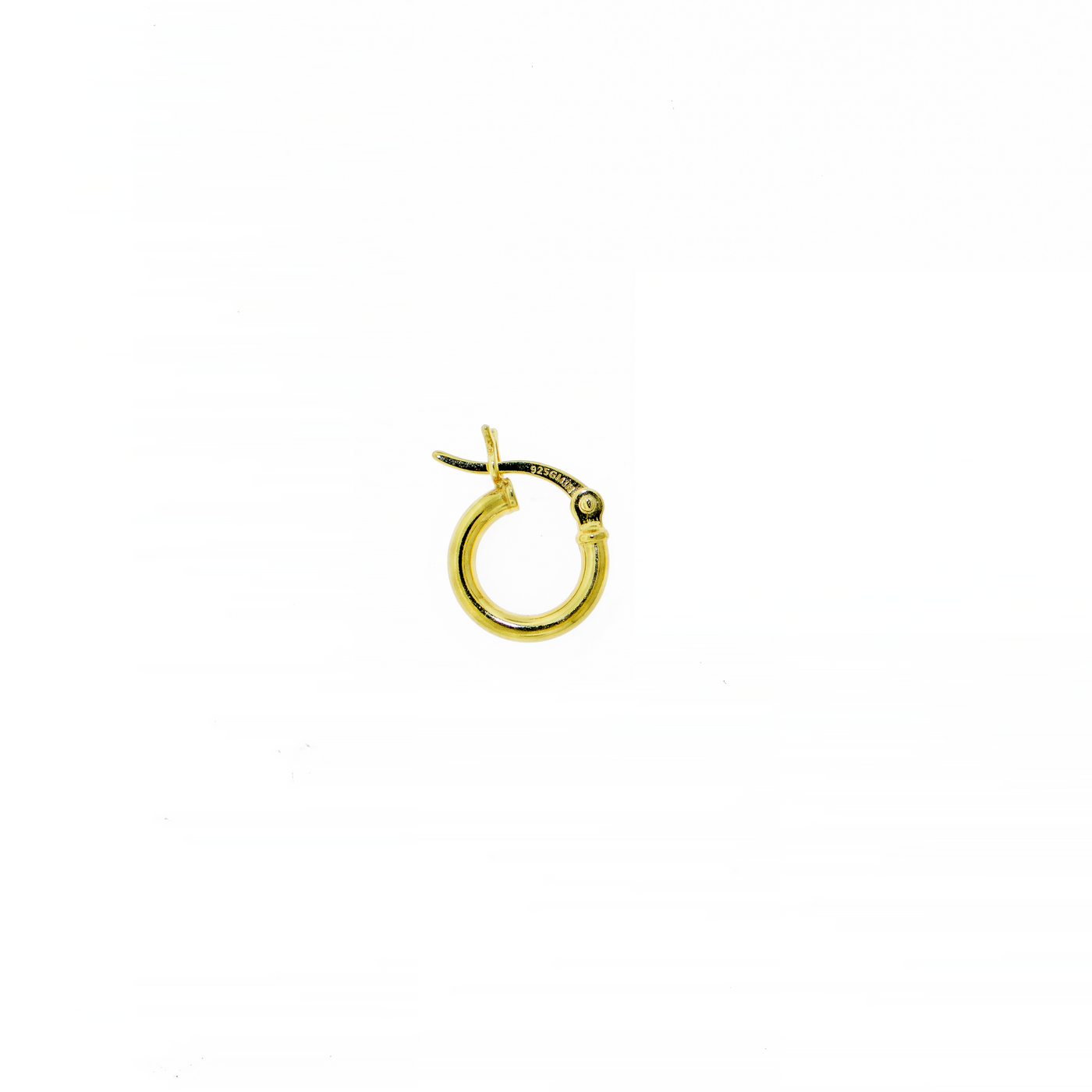 Hoop Earring 2mm - Gold