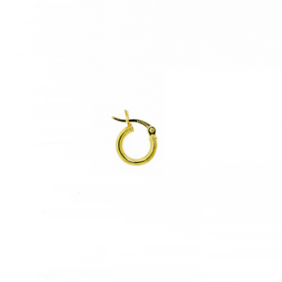 Hoop Earring 2mm - Gold