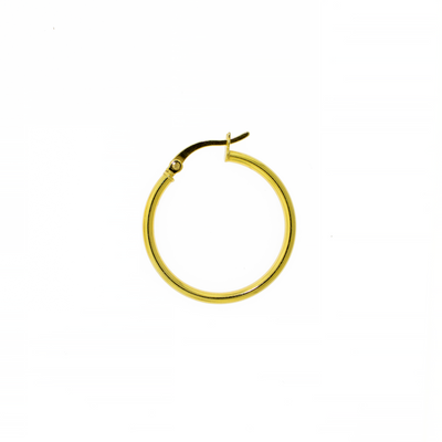 Hoop Earring 2mm - Gold