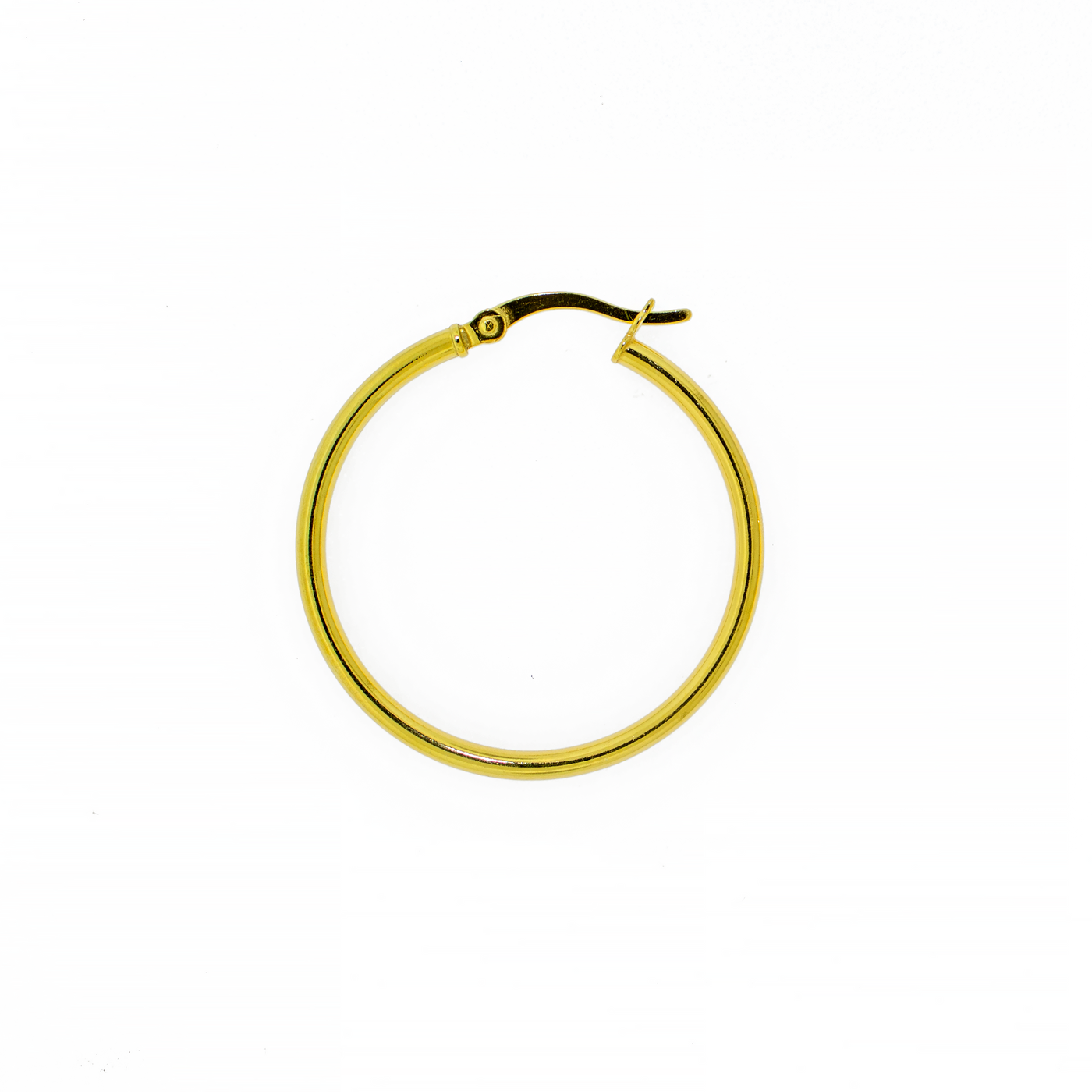 Hoop Earring 2mm - Gold