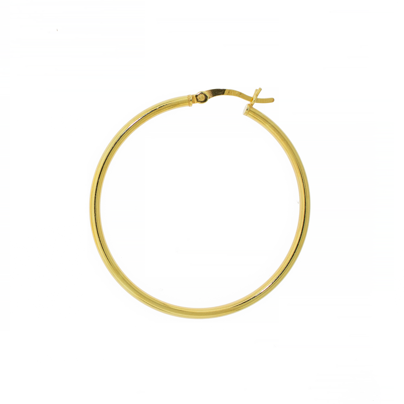 Hoop Earring 2mm - Gold