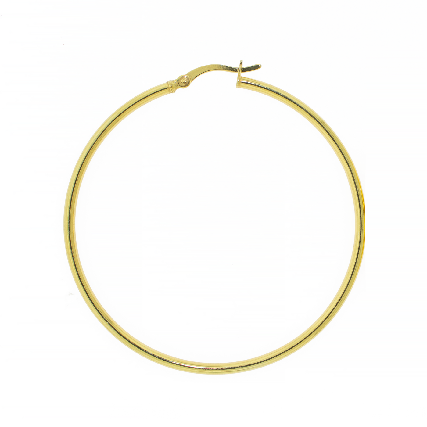 Hoop Earring 2mm - Gold