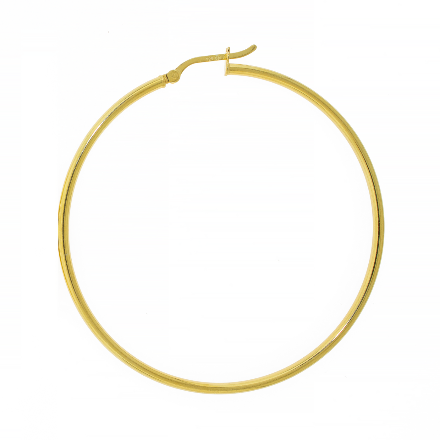 Hoop Earring 2mm - Gold