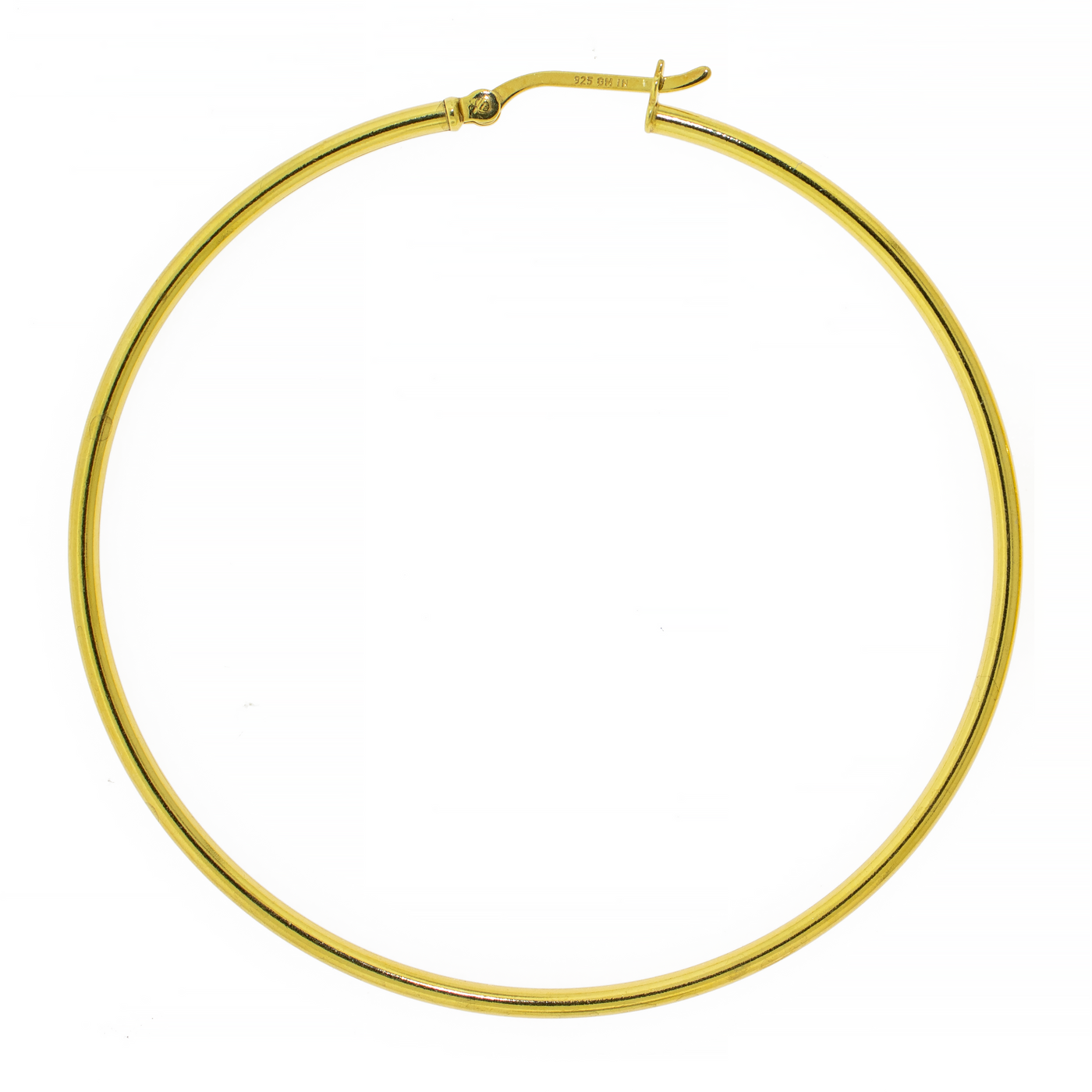 Hoop Earring 2mm - Gold