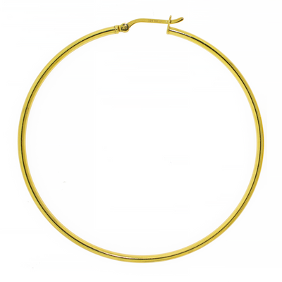 Hoop Earring 2mm - Gold