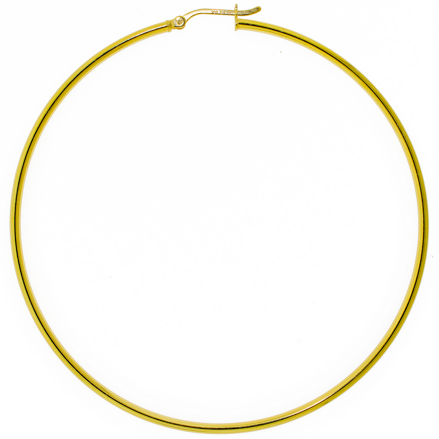 Hoop Earring 2mm - Gold