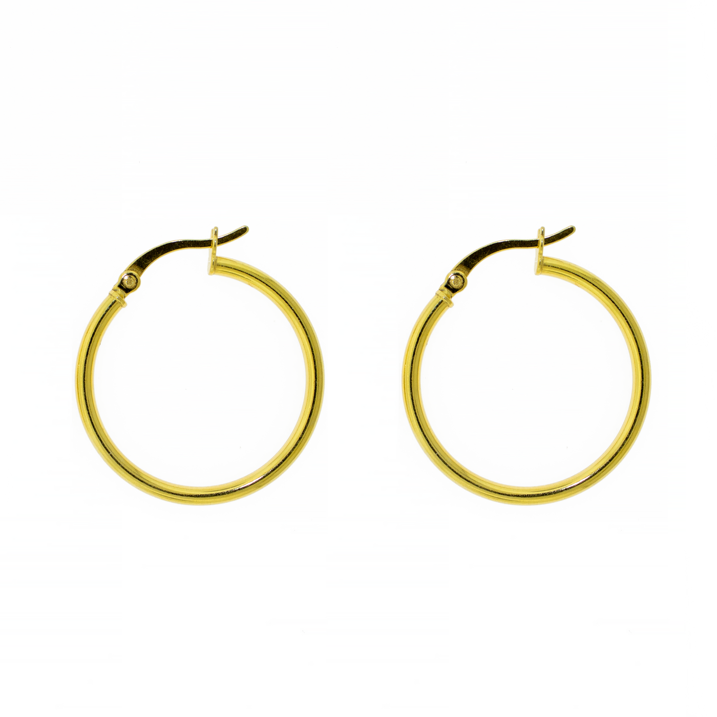 Hoop Earring 2mm - Gold