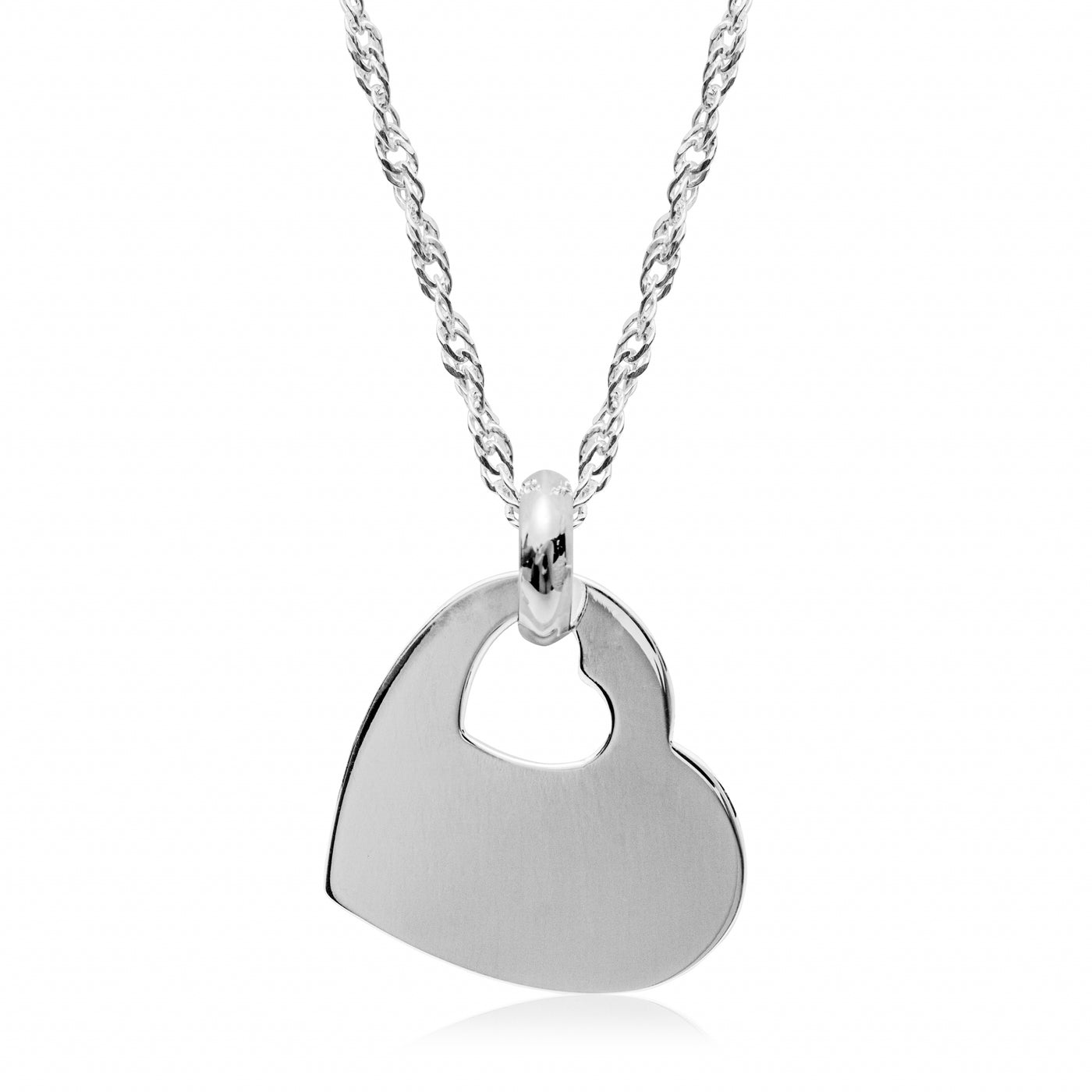 Heart Punched - Necklace