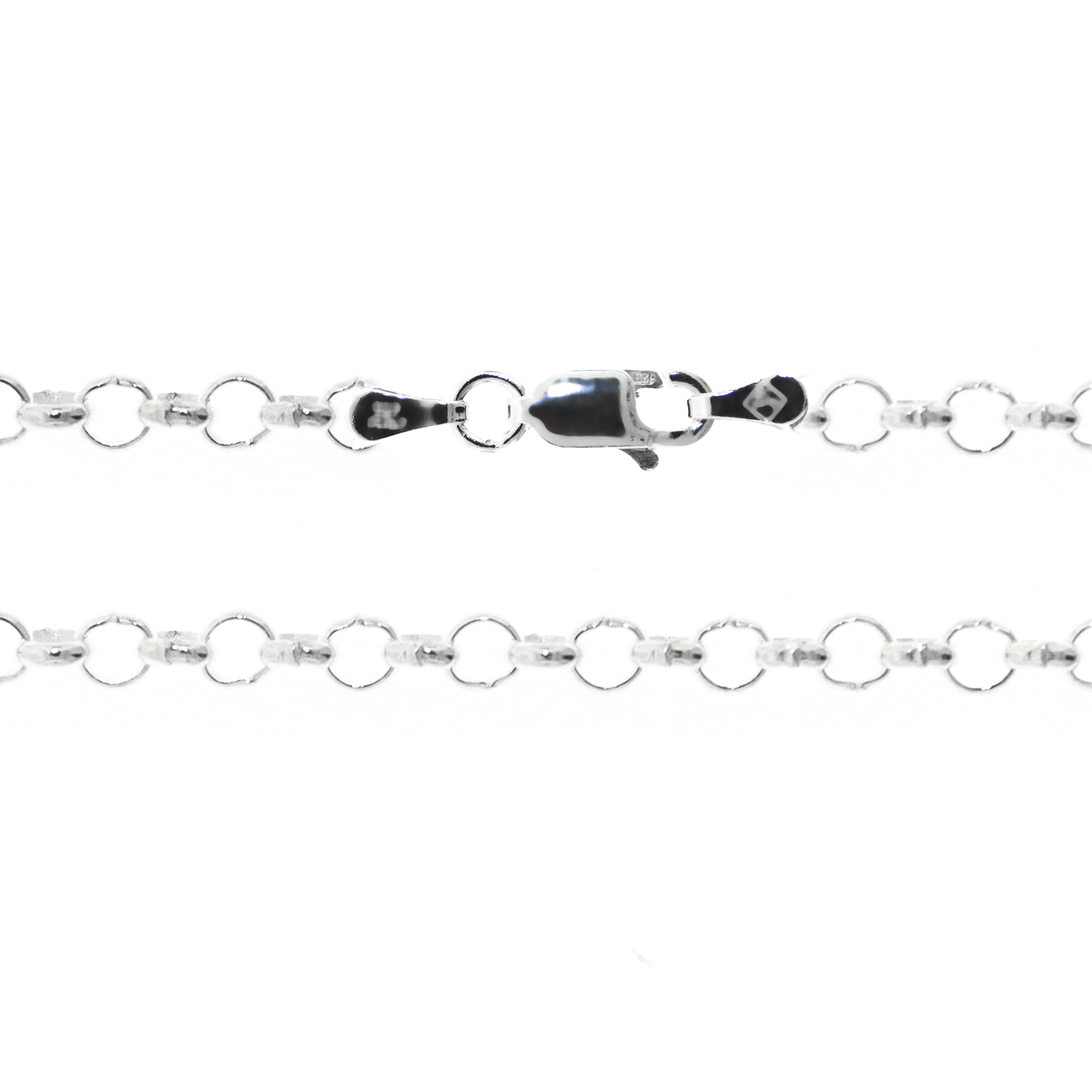 Rhodium Plated Rolo Chains – Silver & Co Jewelry