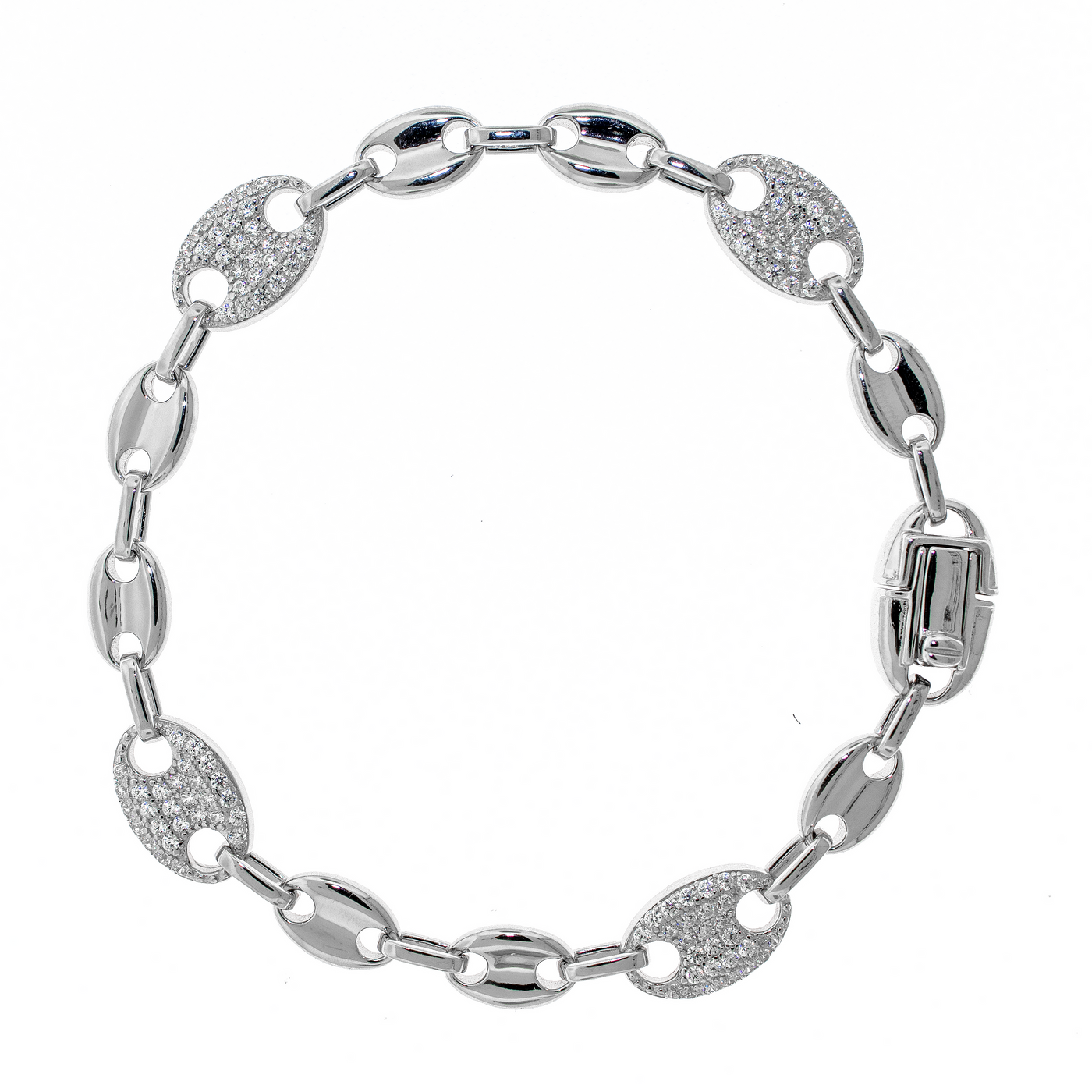 Emilian Square Pave - Boutons de manchette