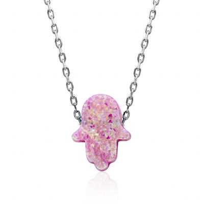 Hamsa Diverses Couleurs - Collier