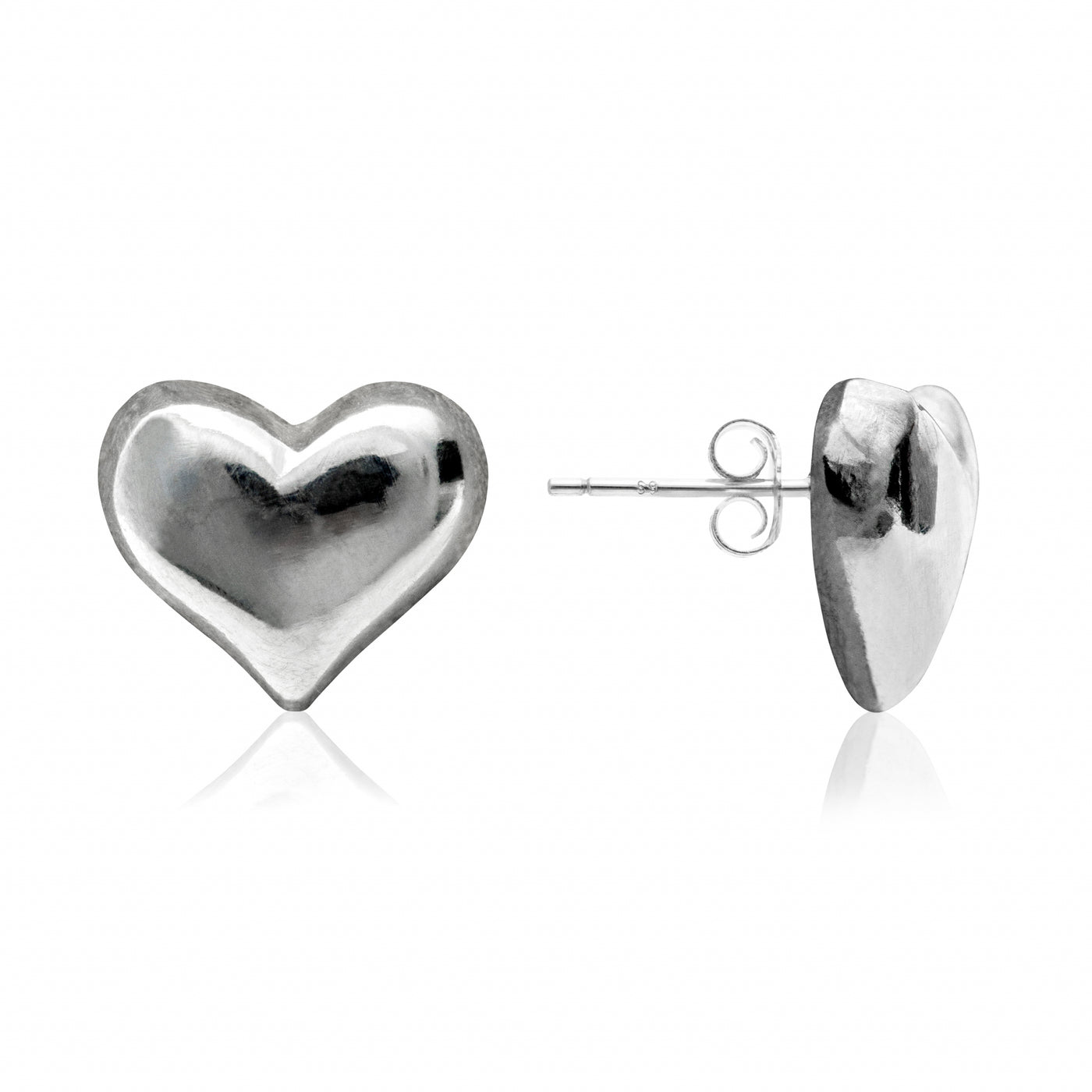 Silver Heart - Earrings