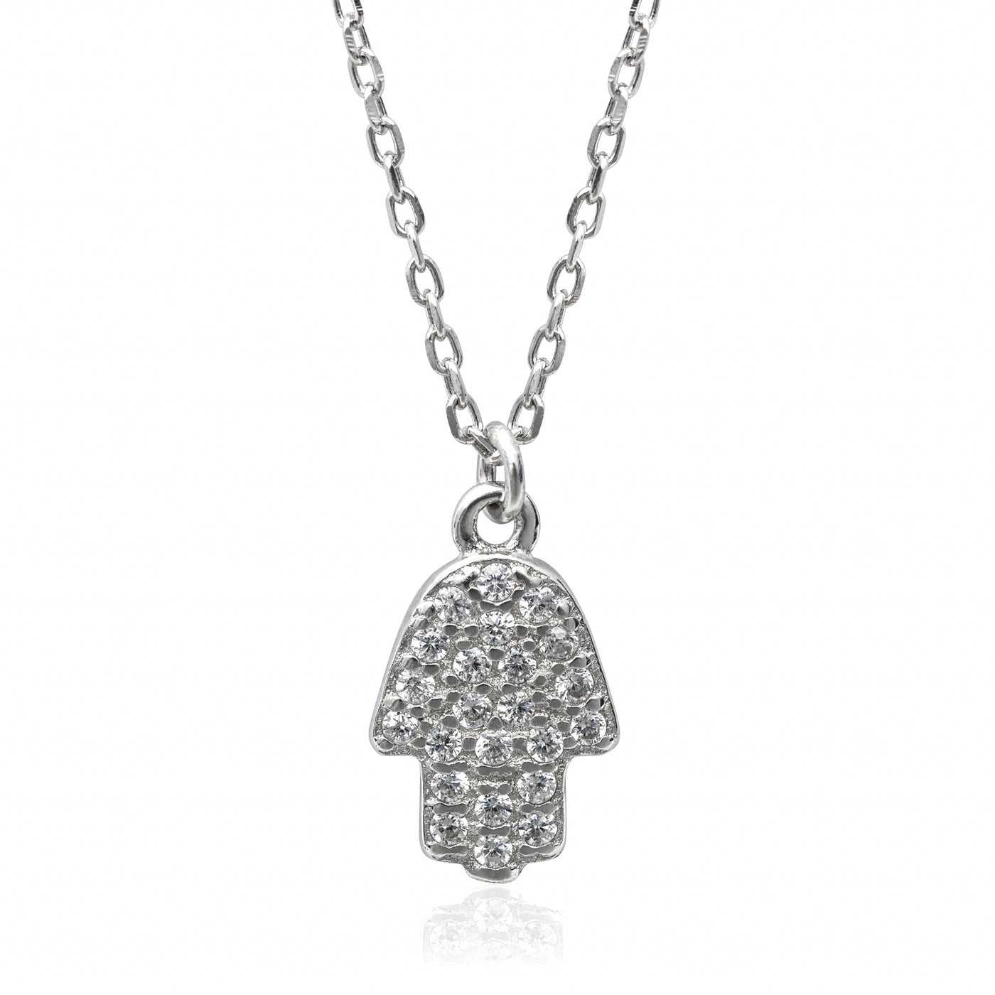 Hamsa Argent - Collier