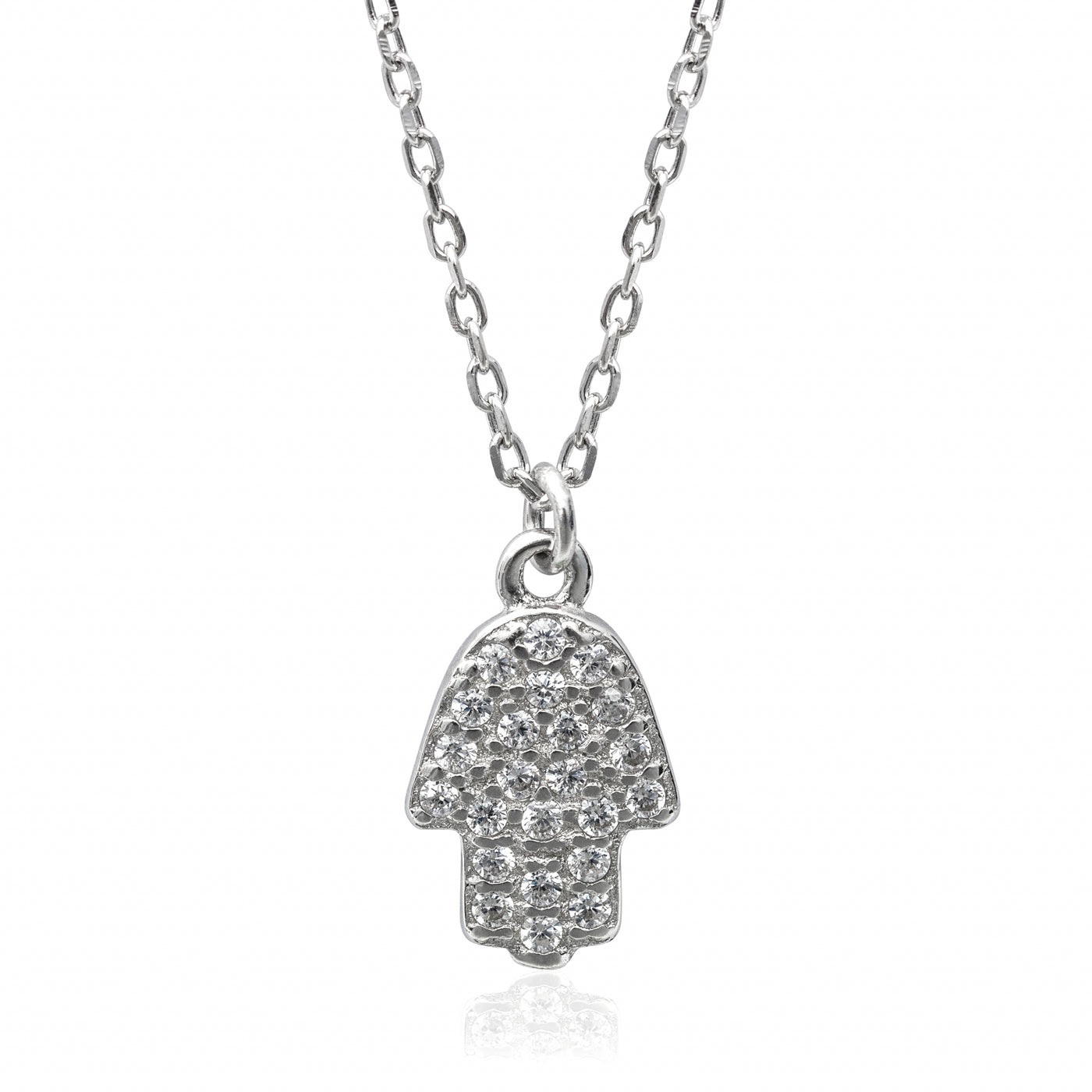 Hamsa Silver - Necklace
