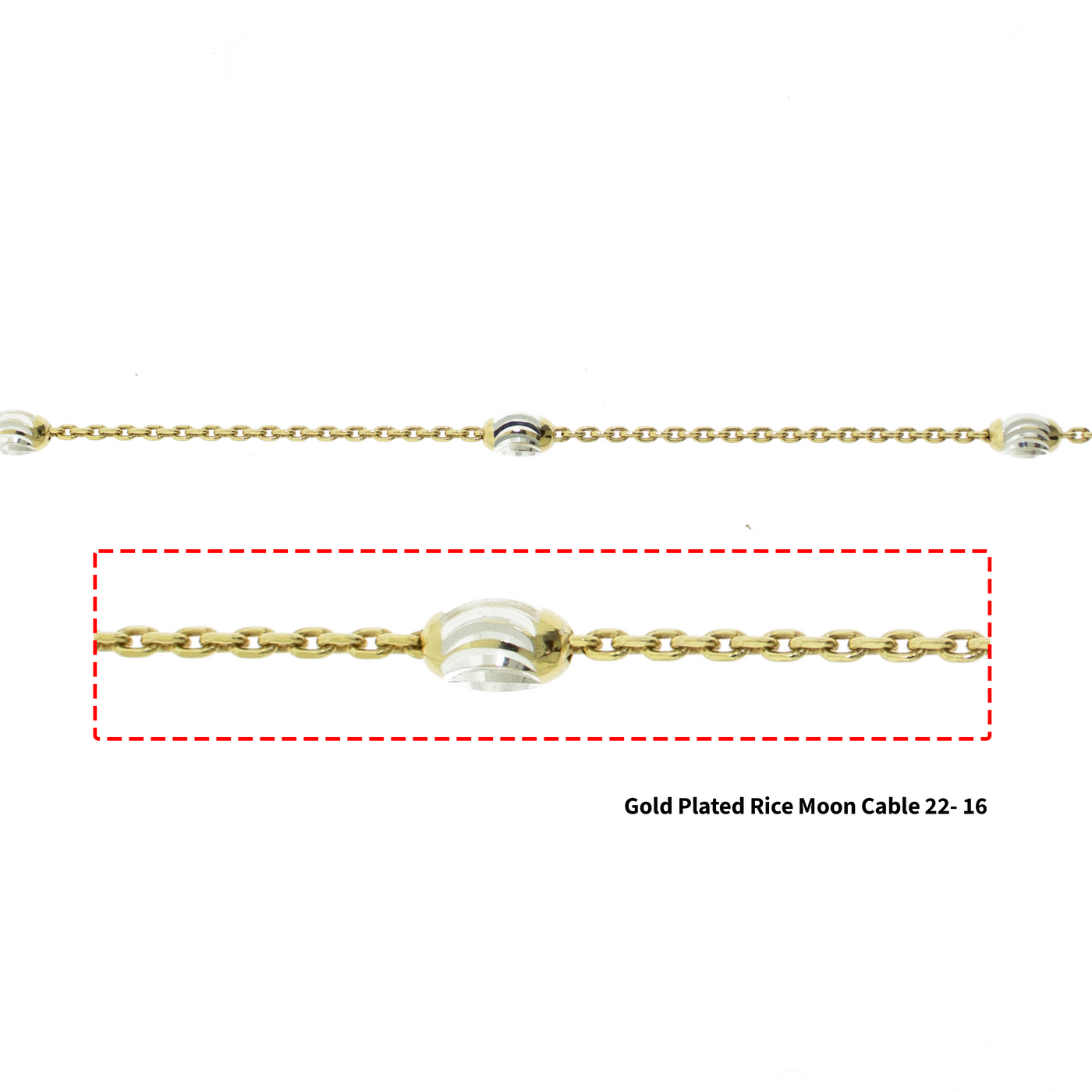 Chaîne d'ancre taillée en diamant