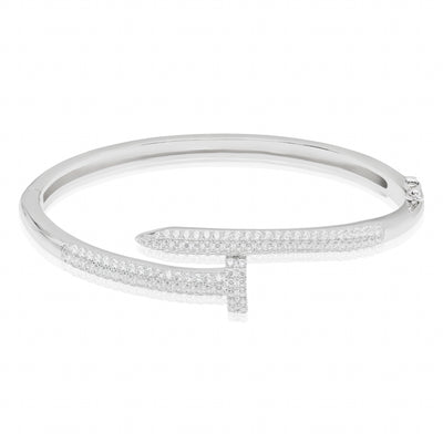 Nail Pave - Bangle Bracelet