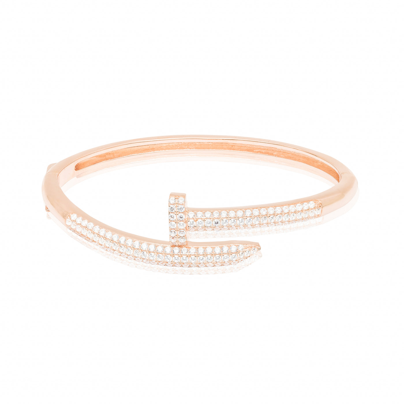 Nail Pave - Bangle Bracelet