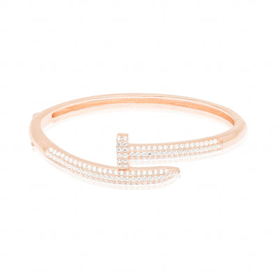 Nail Pave - Bangle Bracelet