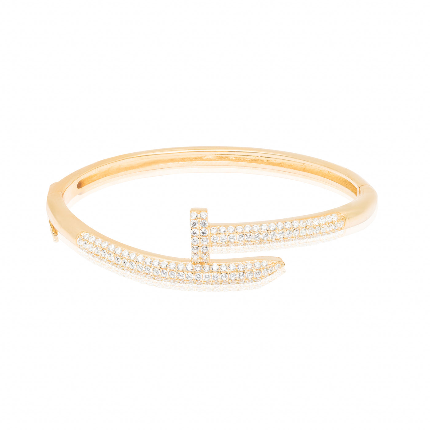 Nail Pave - Bangle Bracelet