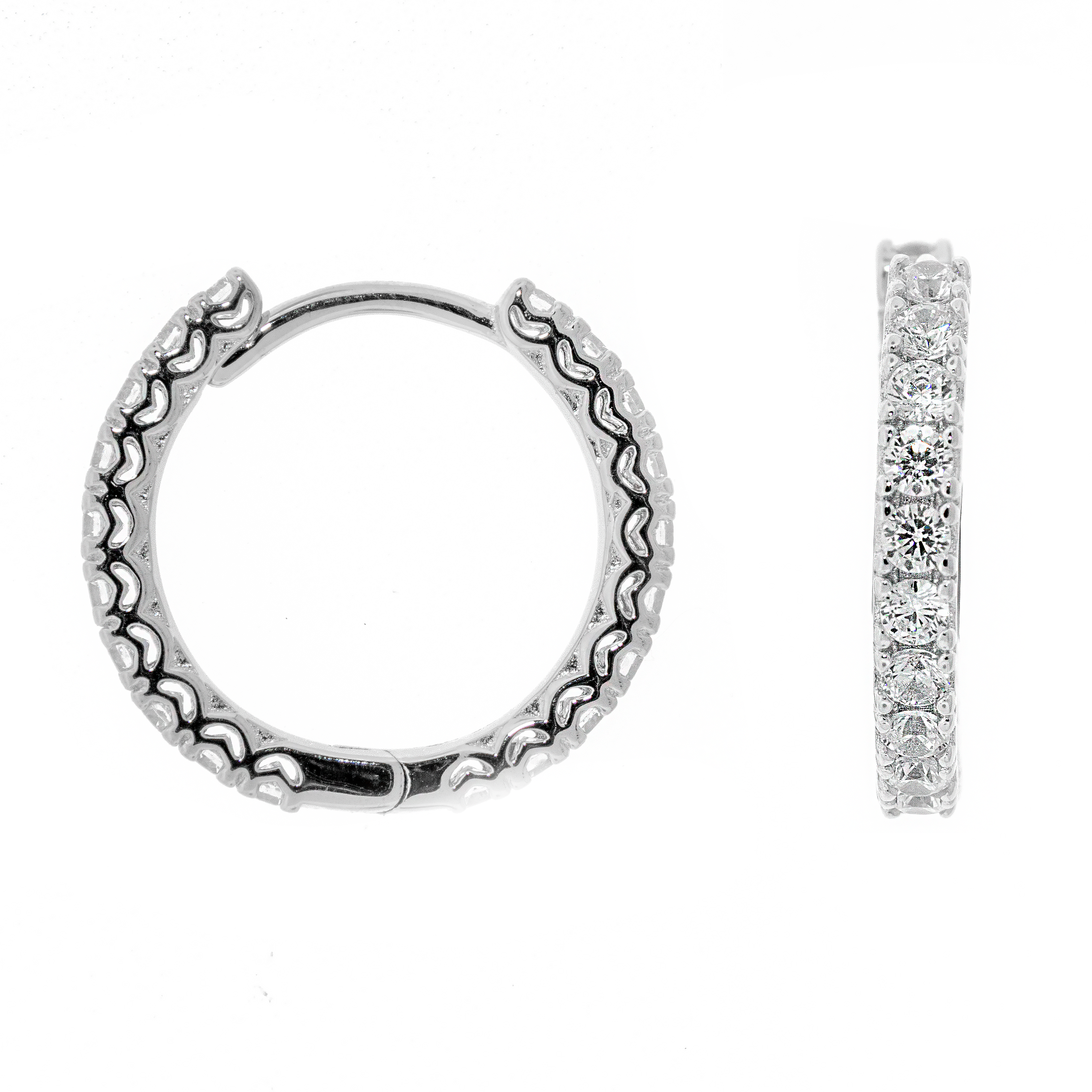 Mathilde Princess Slim - Huggies – Silver & Co Jewelry