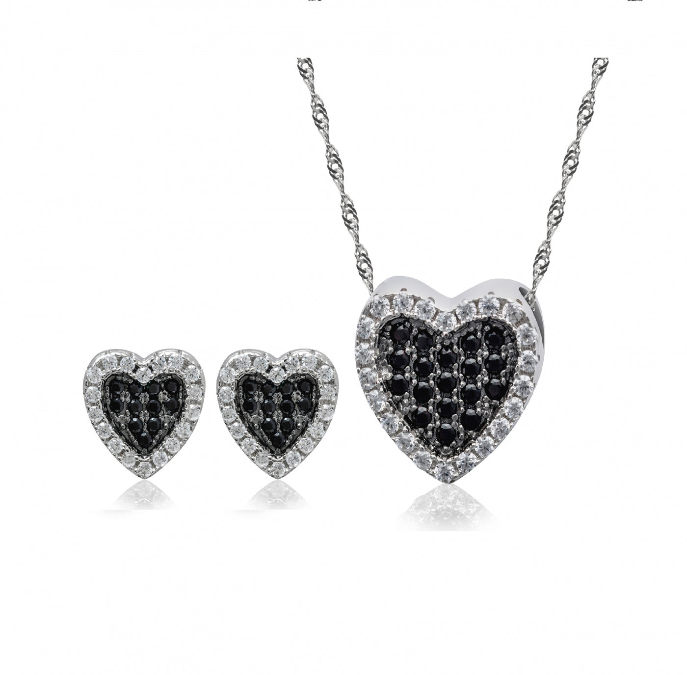 Black Dalia Heart - Set