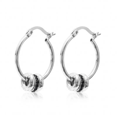 Ambre d'hiver - Boucles d'oreilles clous