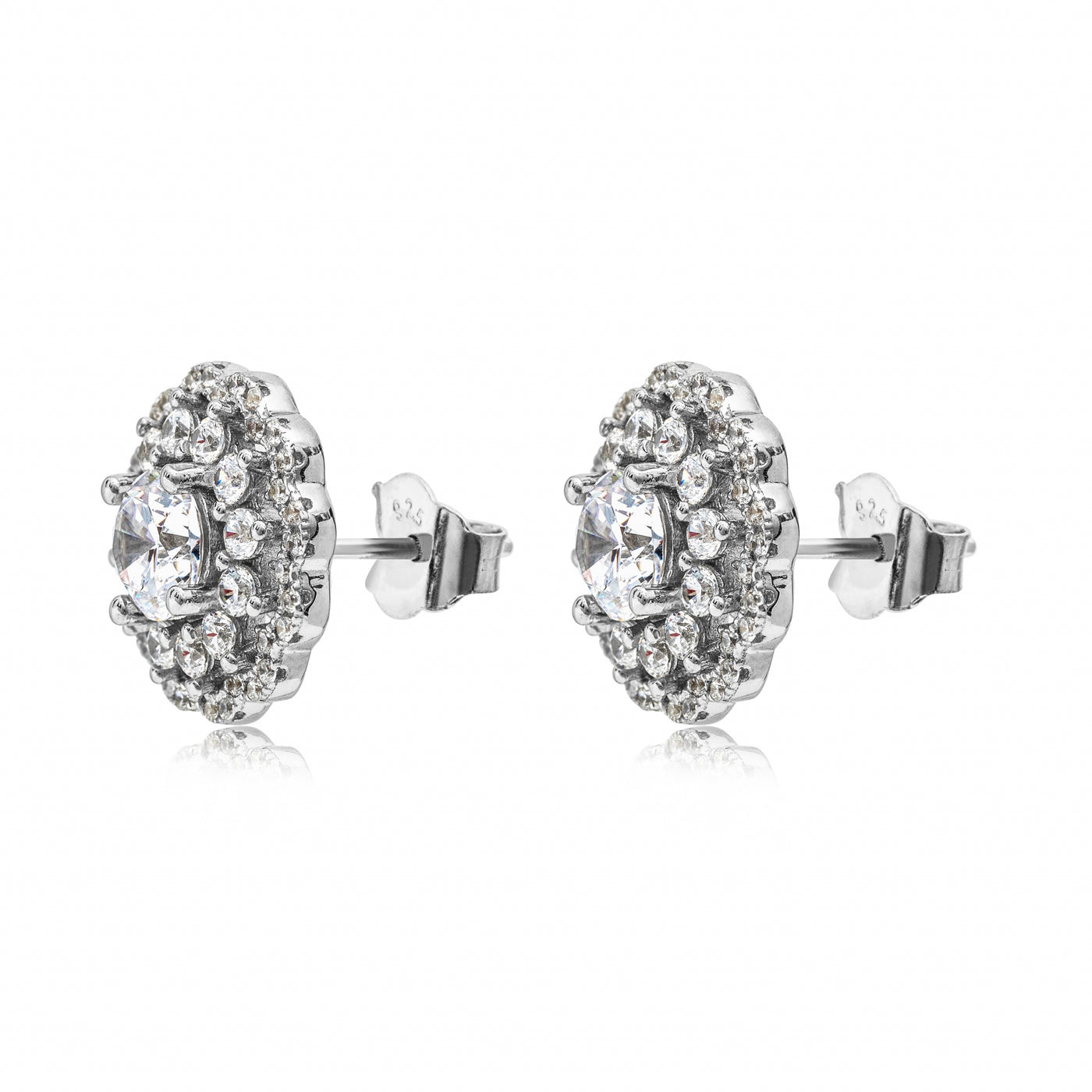 Ambre Fleur III Stages - Boucles d'oreilles