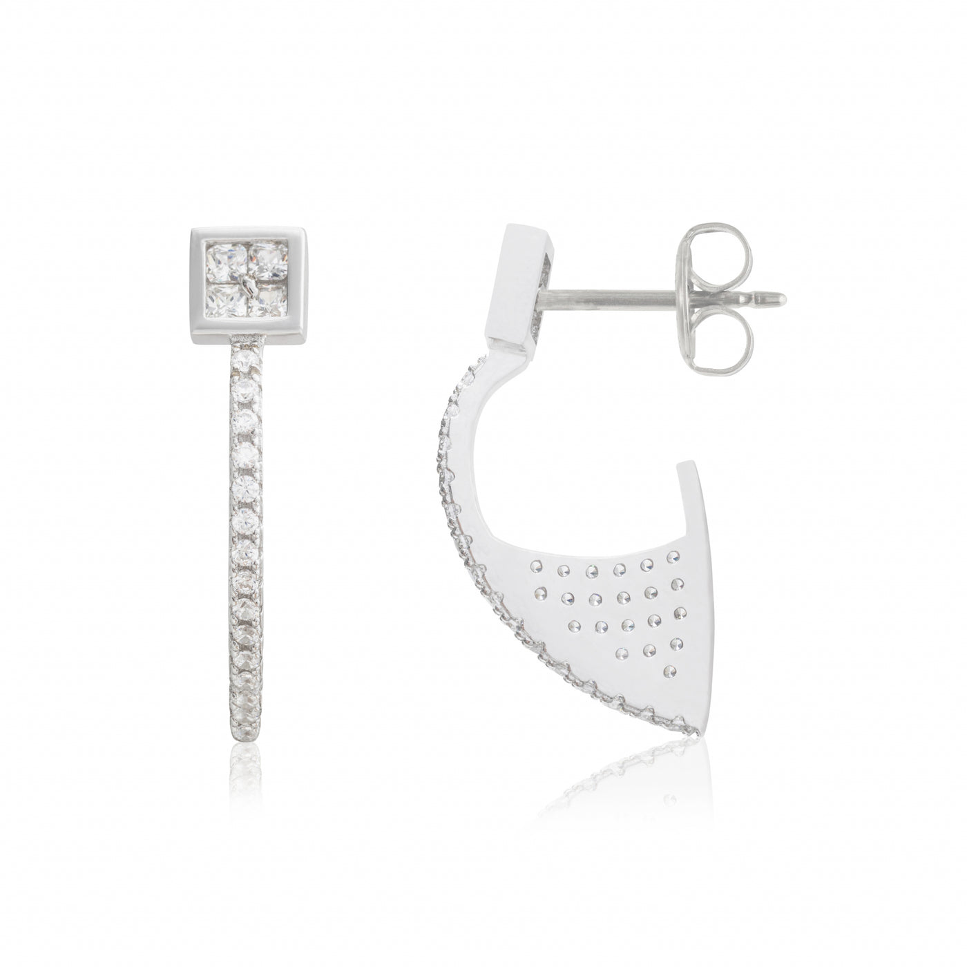 Delight Pave - Boucles d'oreilles