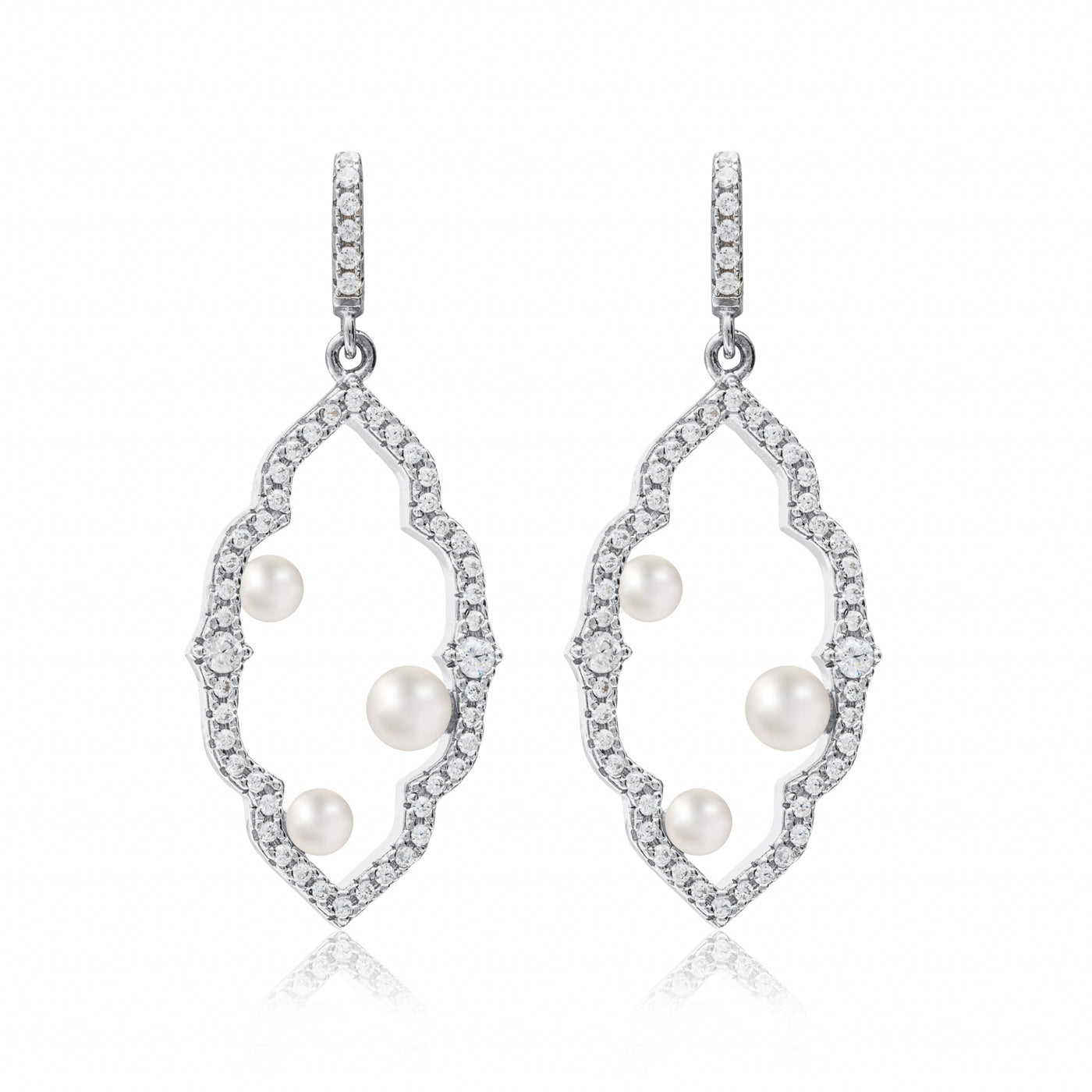 Analis Stoned Pearls - Earrings