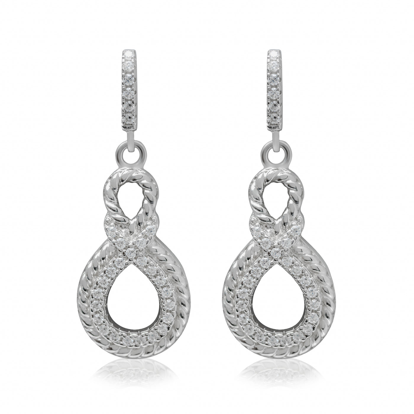 Silver Knot - Earrings