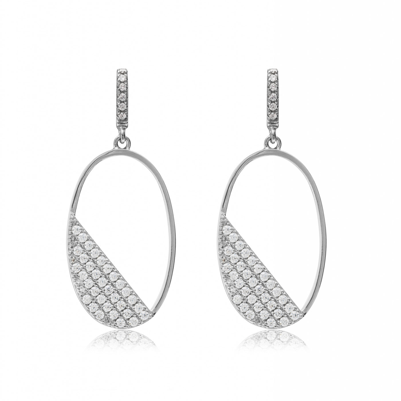 Dip Oval - Earrings