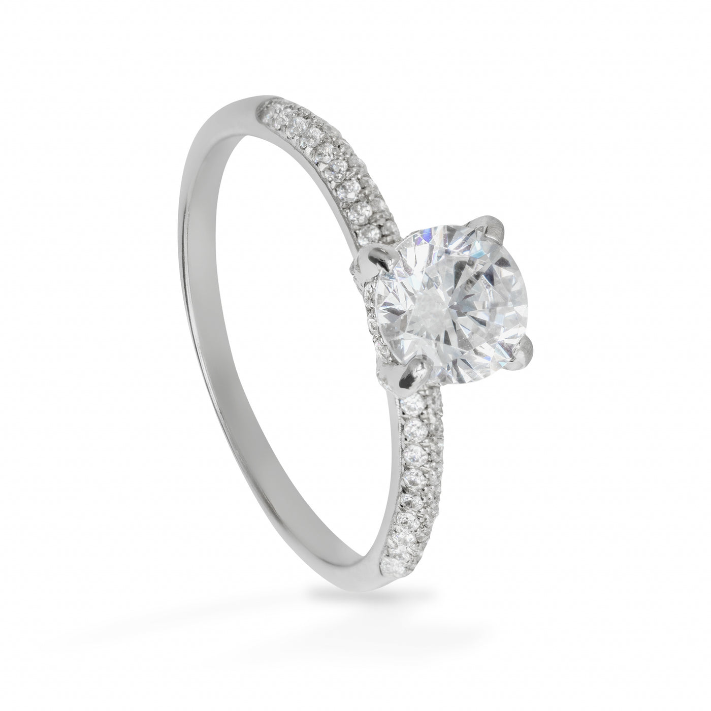 Elodie Single Four Prong Solitaire - Ring