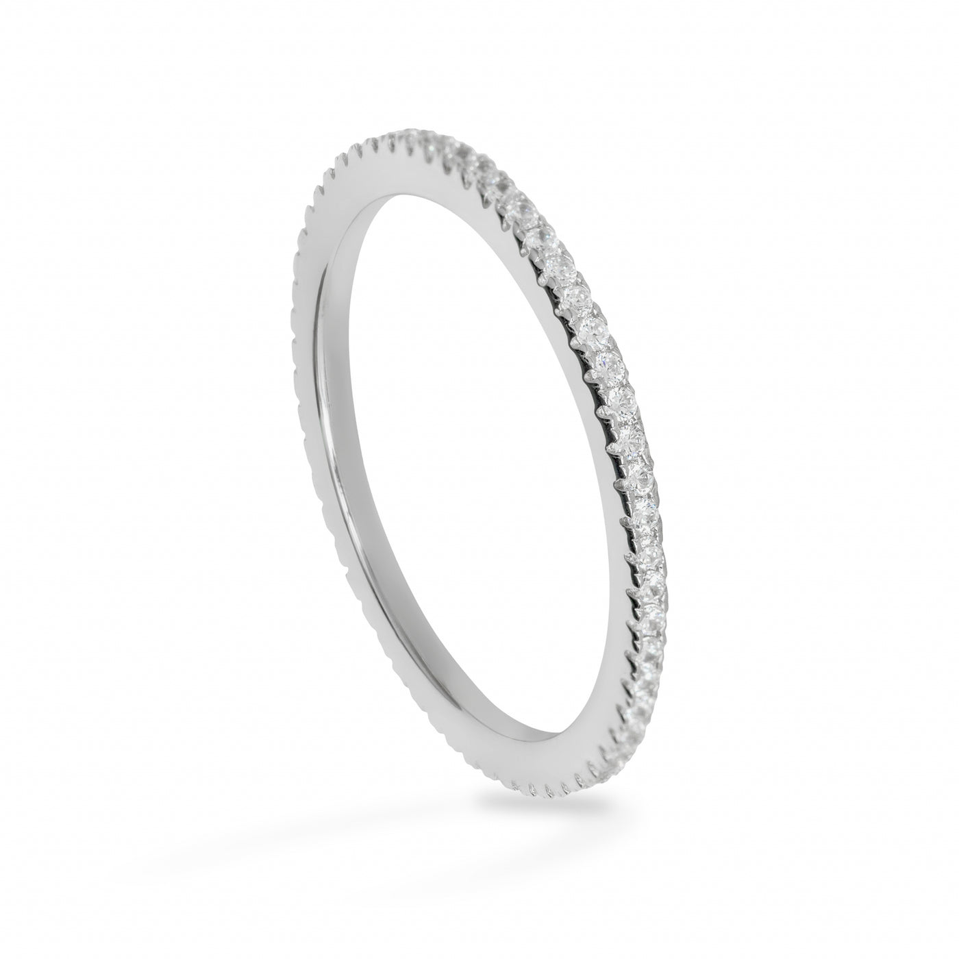 Mathilde Simple Complete Pave - Ring