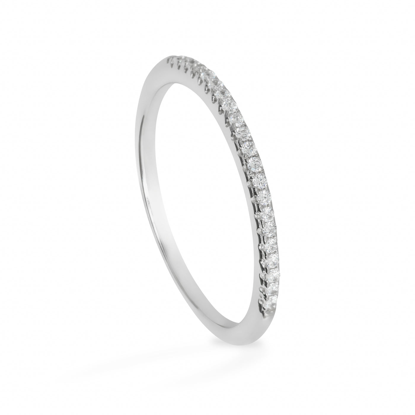 Mathilde Simple Slim Pave - Bague