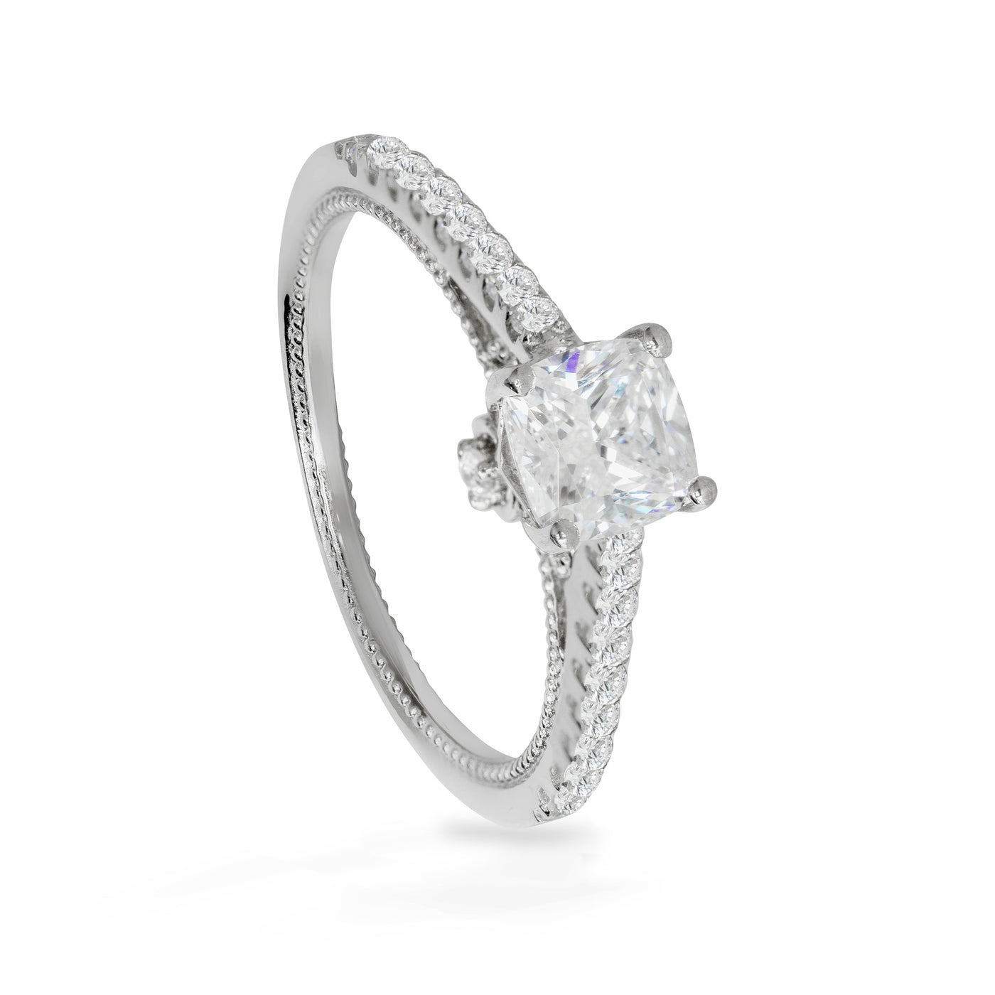 Elodie Millegrain Solitaire Pave - Ring
