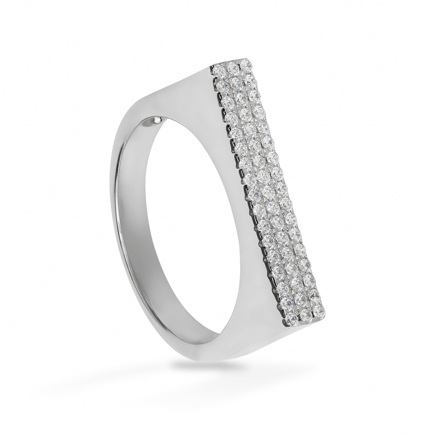 EUDORA White Pave - Ring